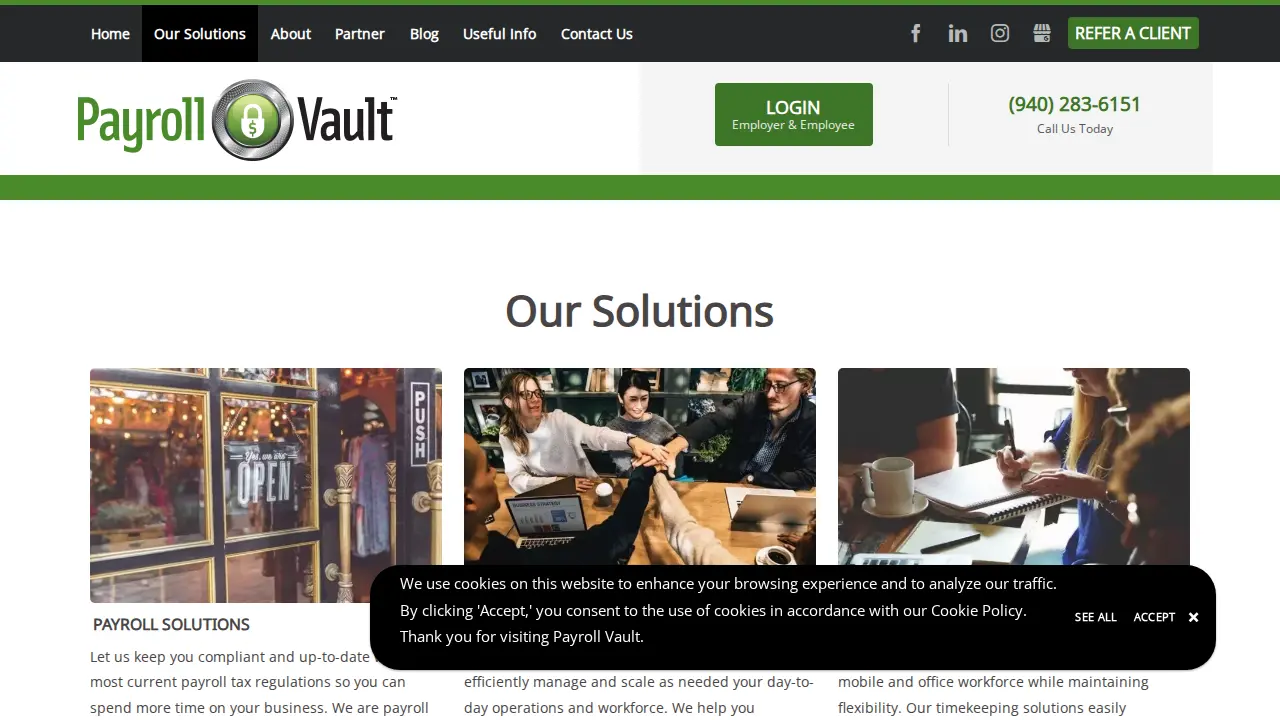 Payroll Vault Argyle, Texas page