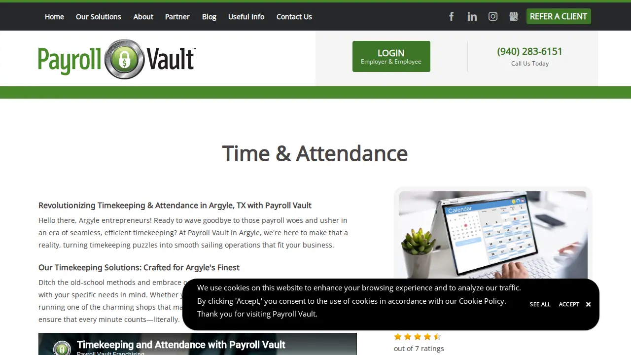 Payroll Vault Argyle, Texas page