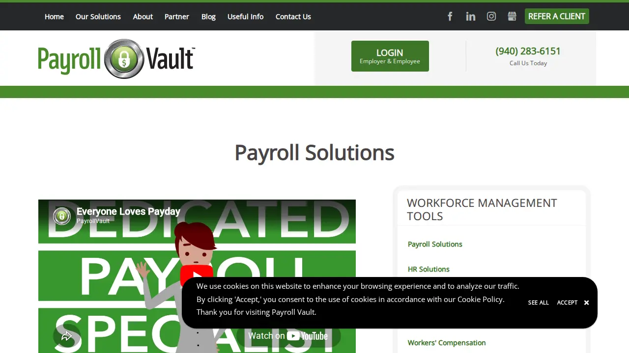 Payroll Vault Argyle, Texas page
