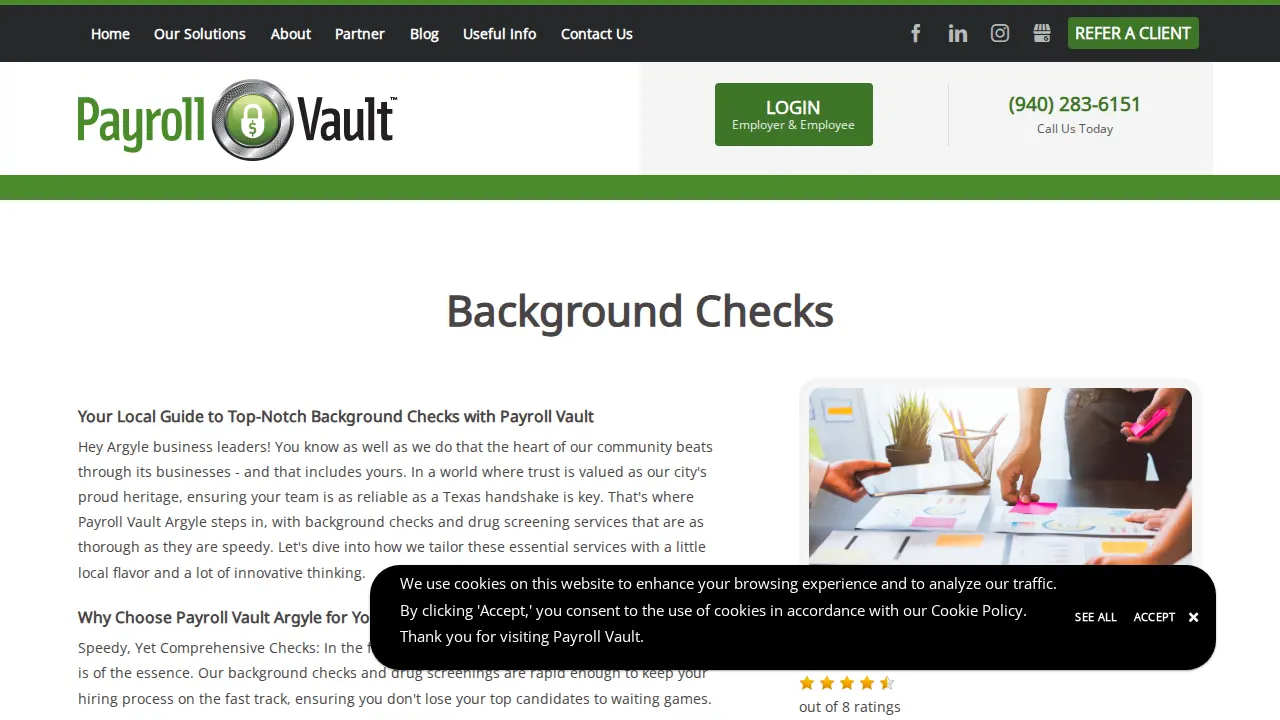 Payroll Vault Argyle, Texas page
