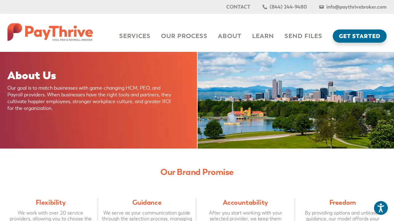 PayThrive page