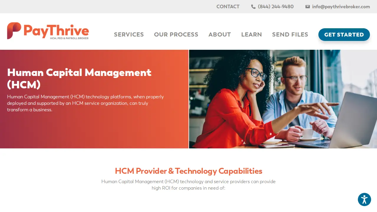 PayThrive page