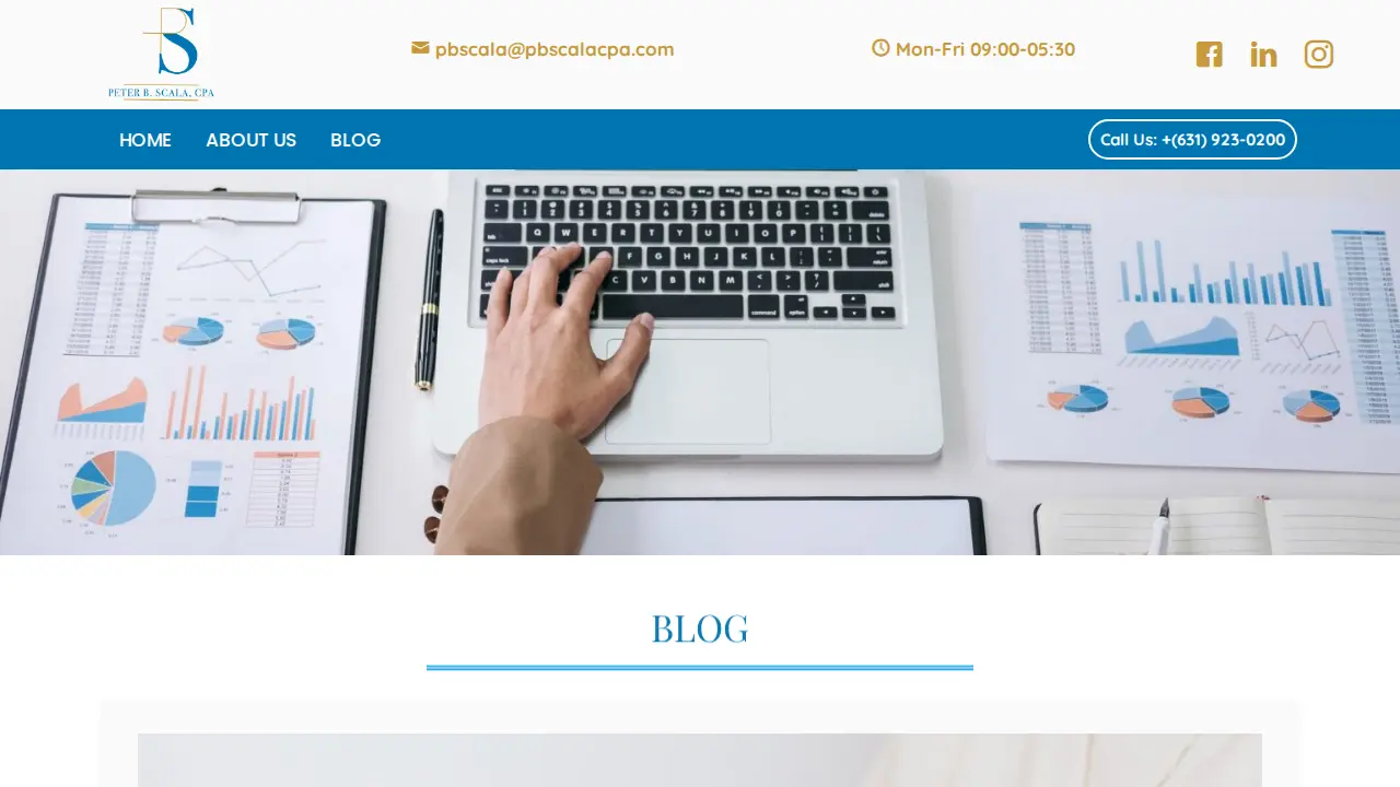 PETER B. SCALA, CPA, LLC page