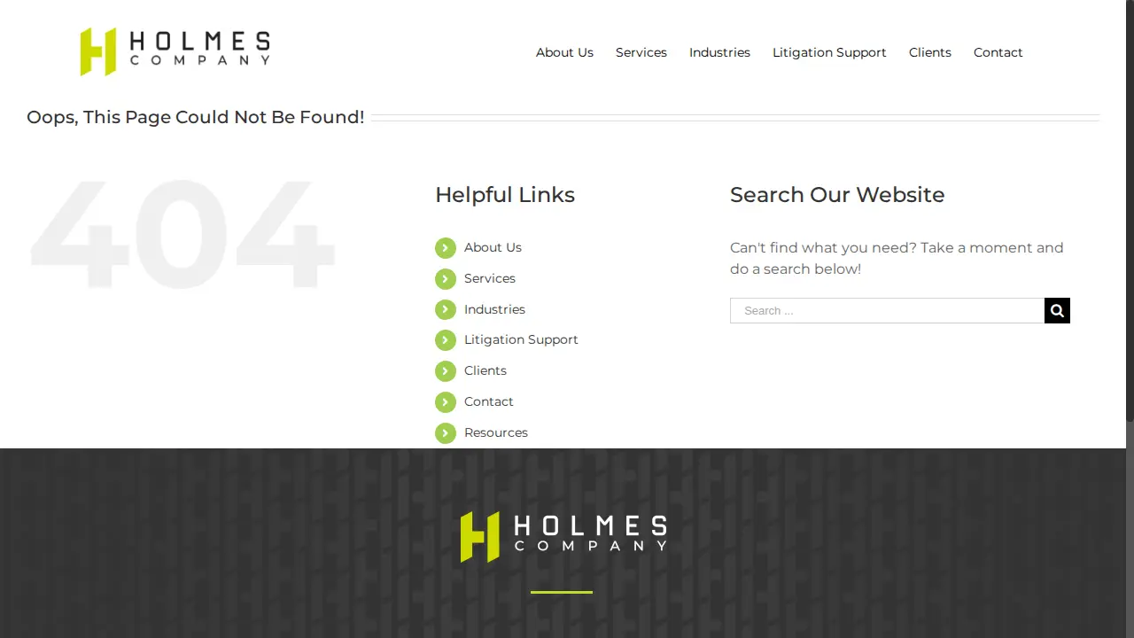 Holmes & Company, PC page