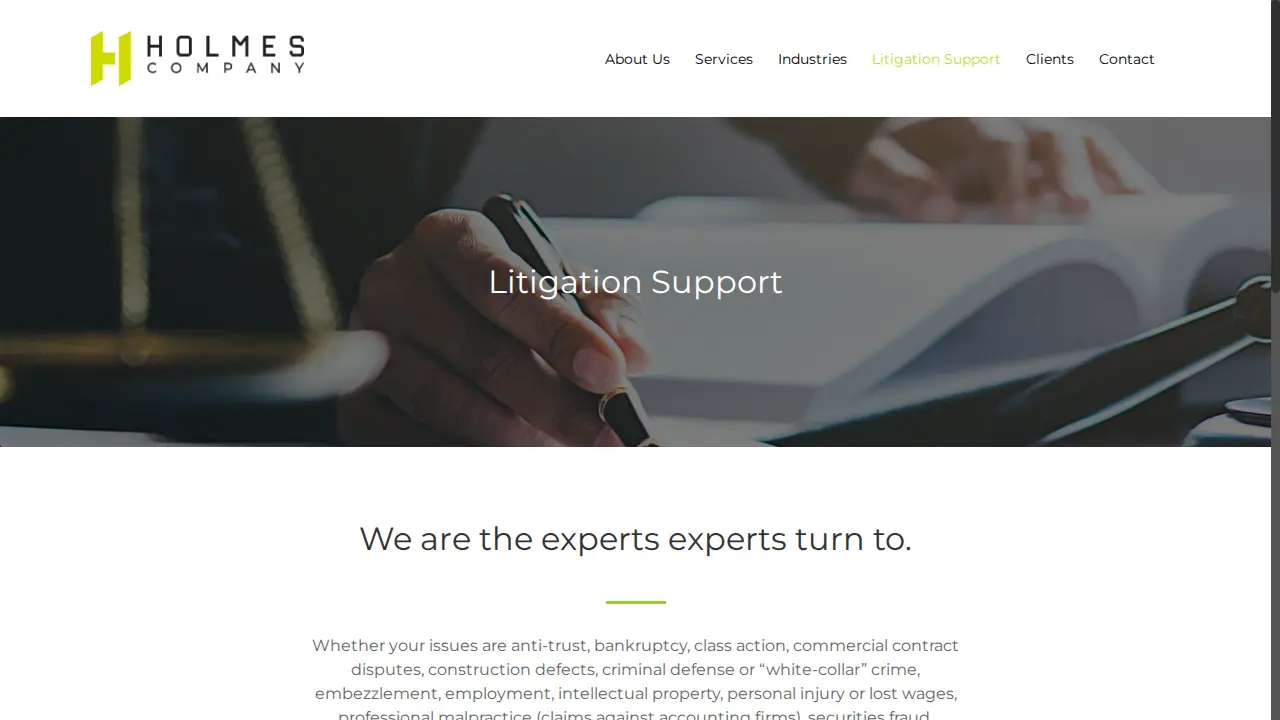 Holmes & Company, PC page