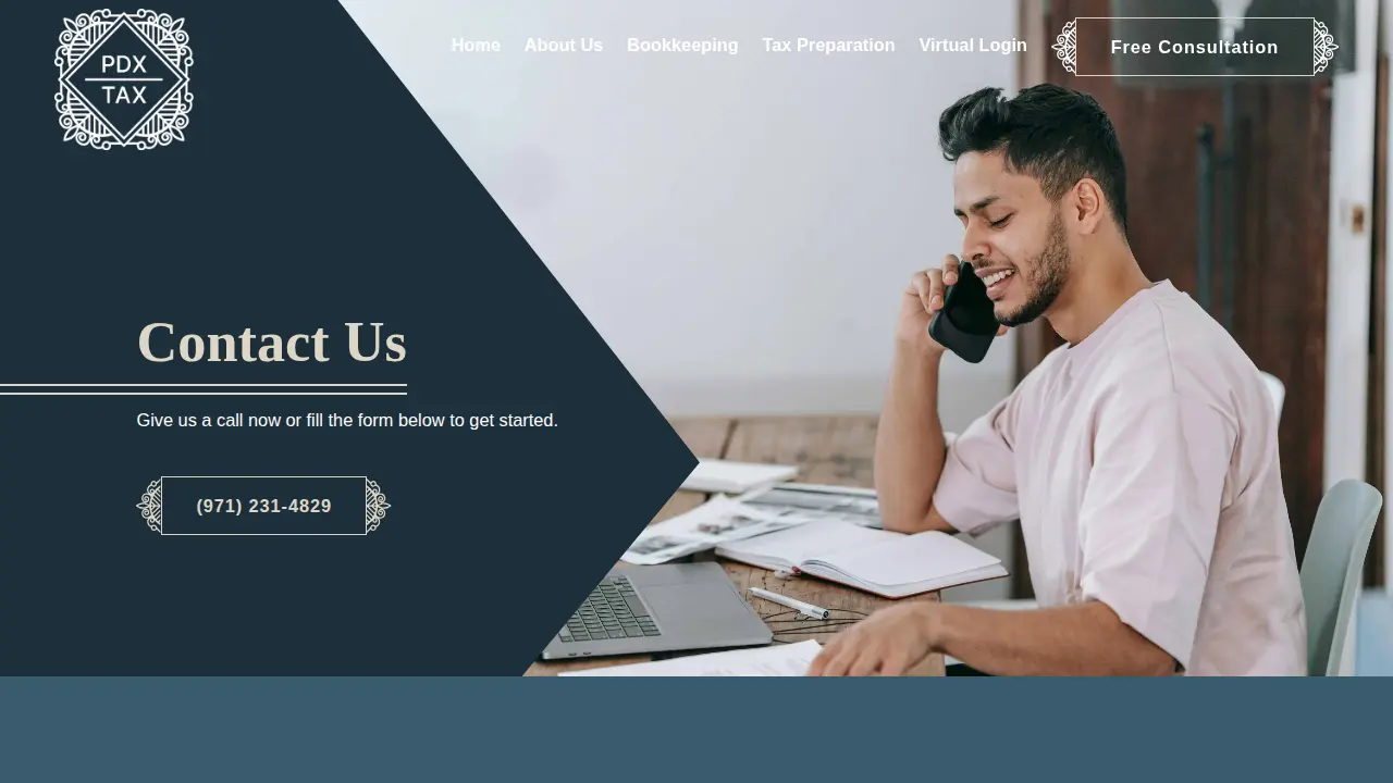 PDX Bookkeeping & Tax LLC page