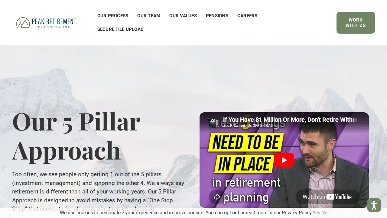 Peak Retirement Planning, Inc. page
