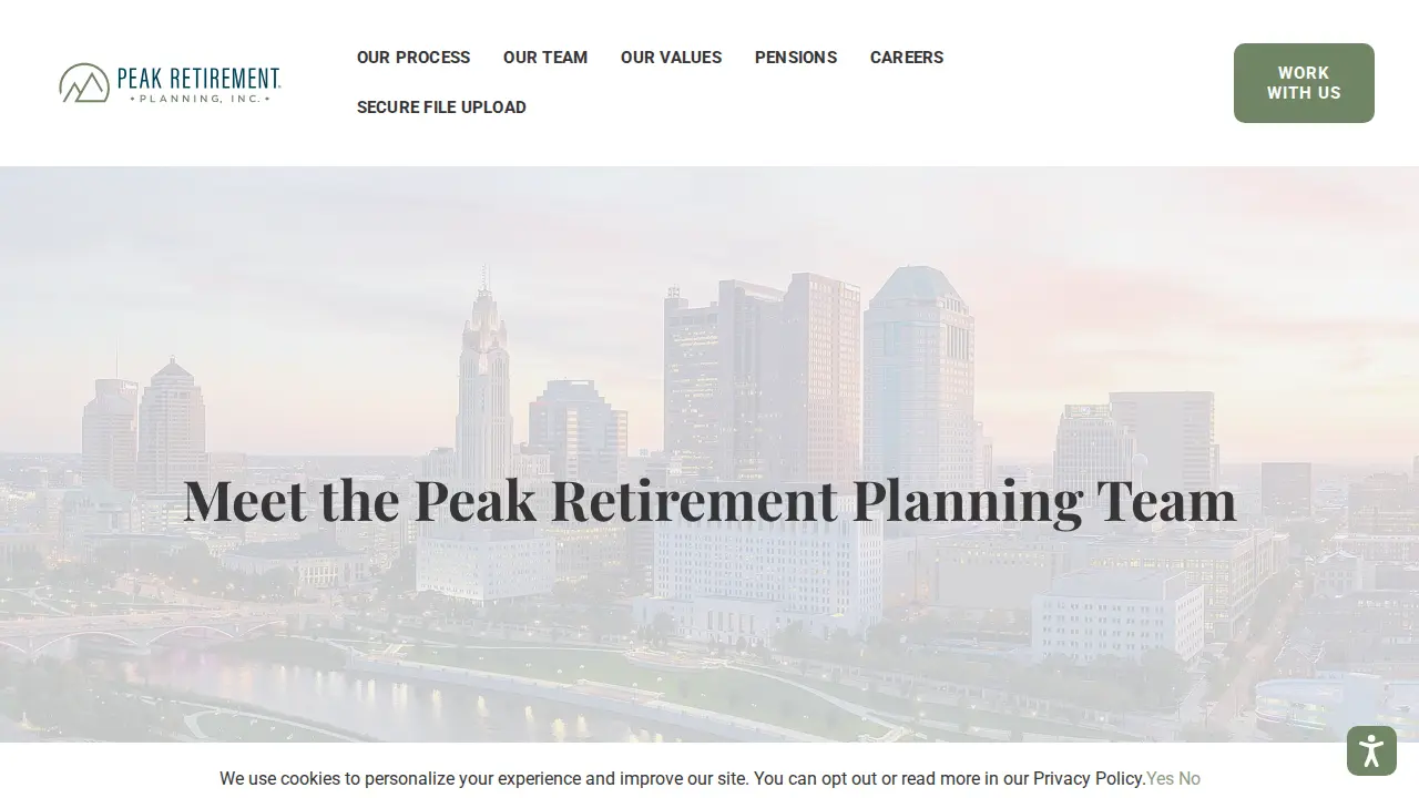 Peak Retirement Planning, Inc. page