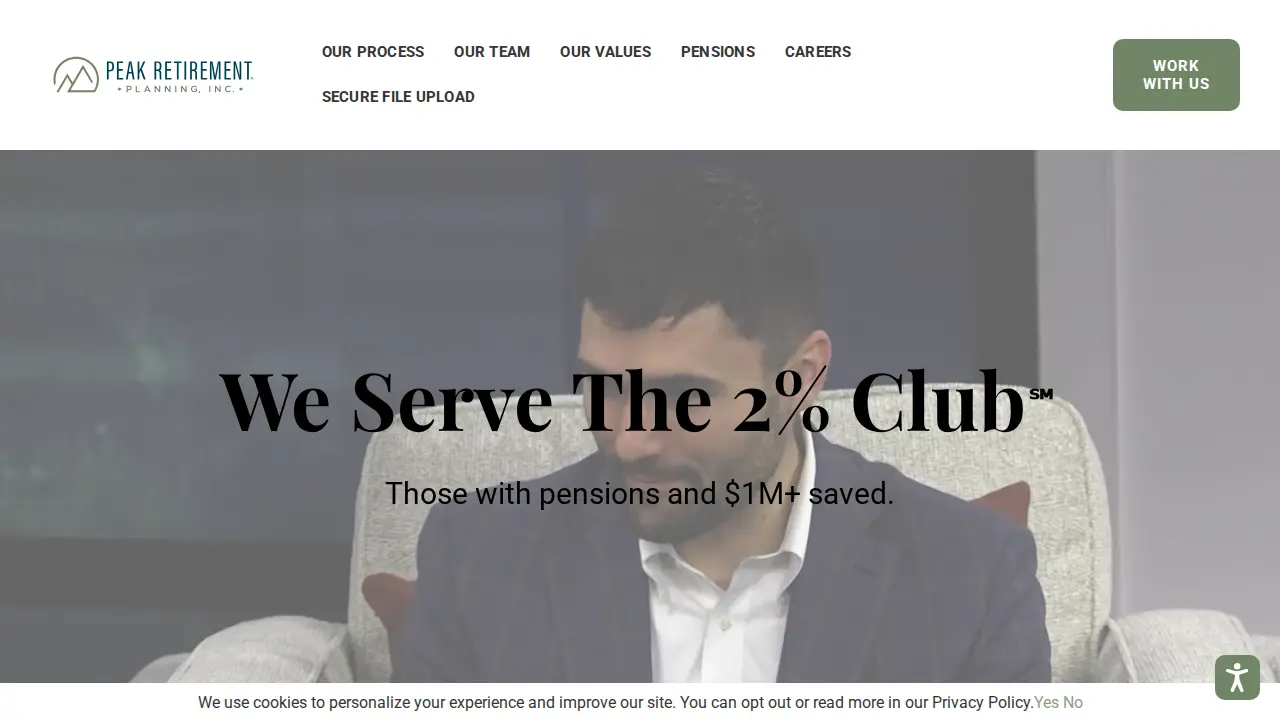 Peak Retirement Planning, Inc. page