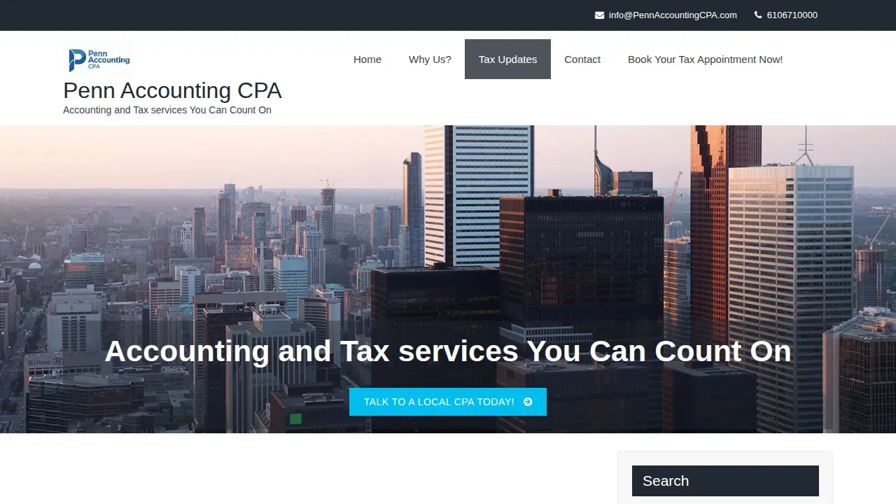 Penn Accounting CPA page