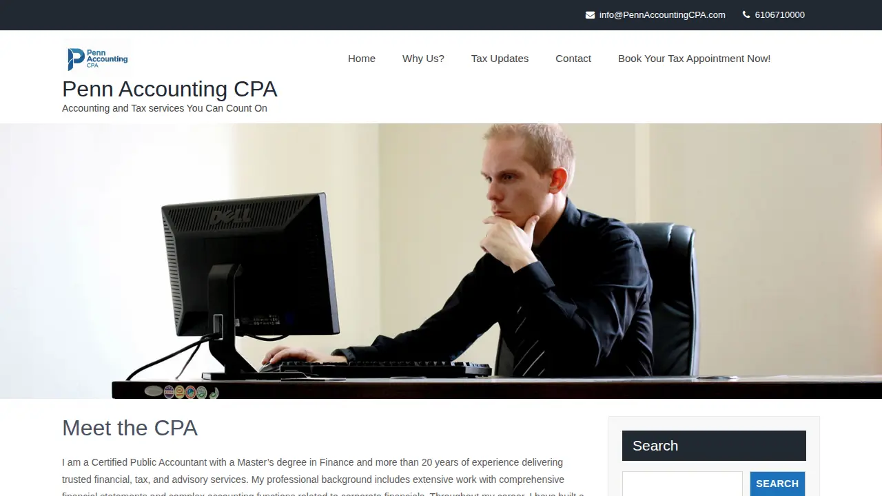 Penn Accounting CPA page