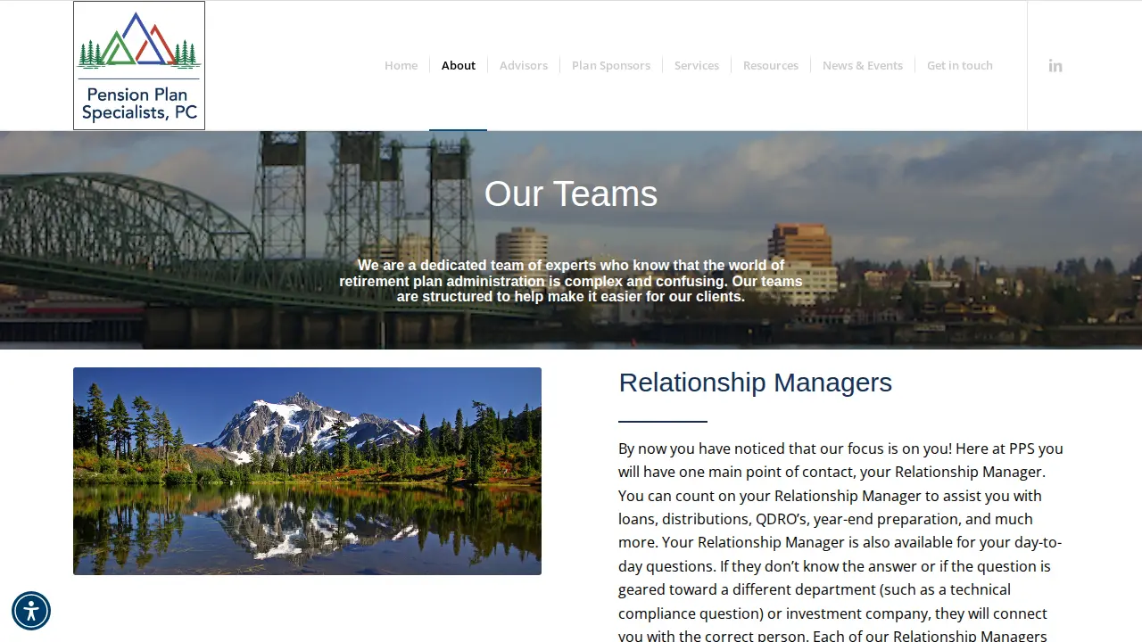 Pension Plan Specialists, PC page