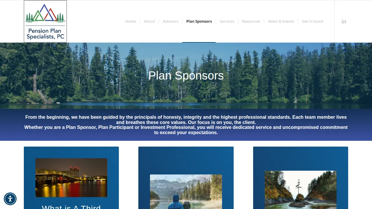 Pension Plan Specialists, PC page