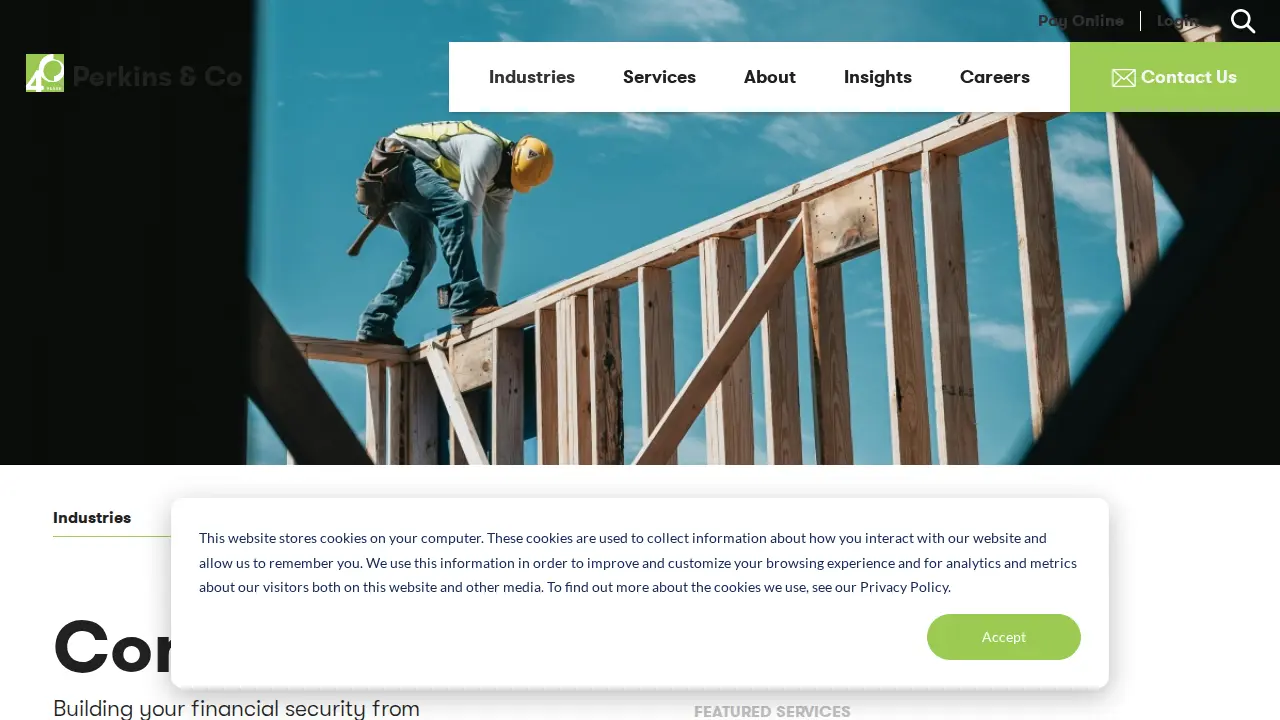 Perkins & Co page