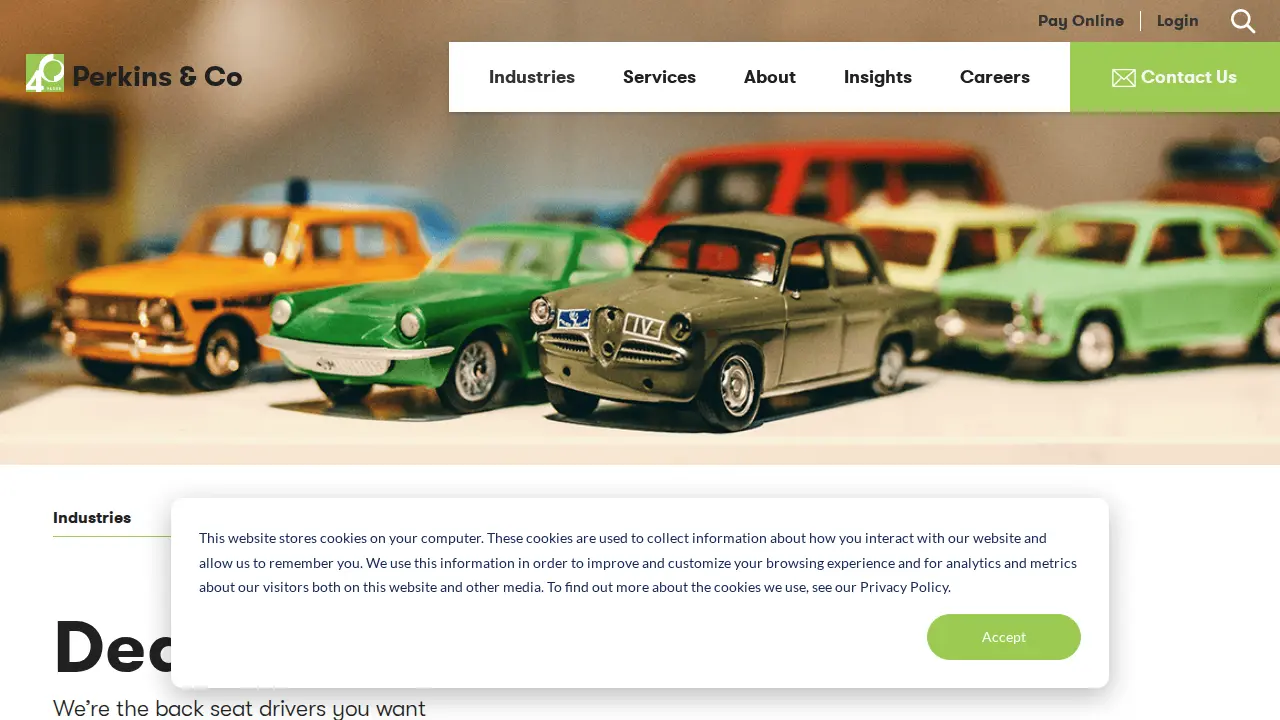 Perkins & Co page