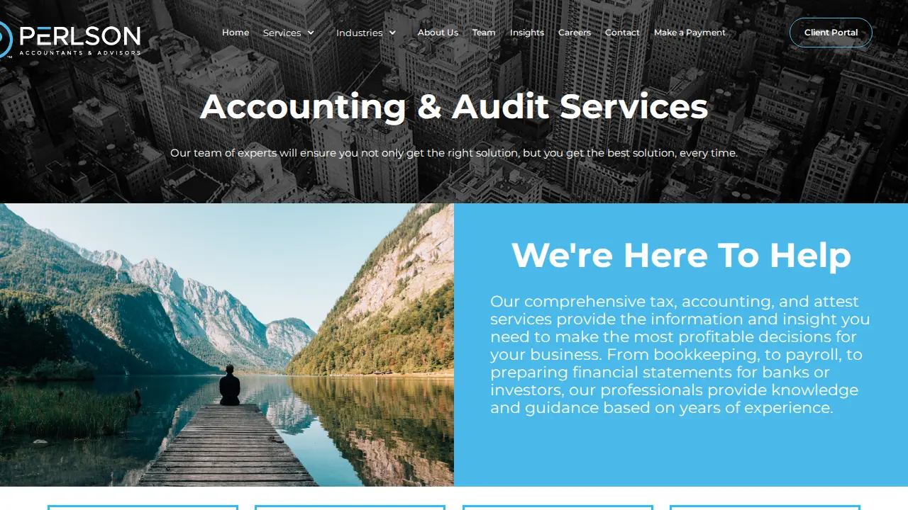 Perlson LLP page