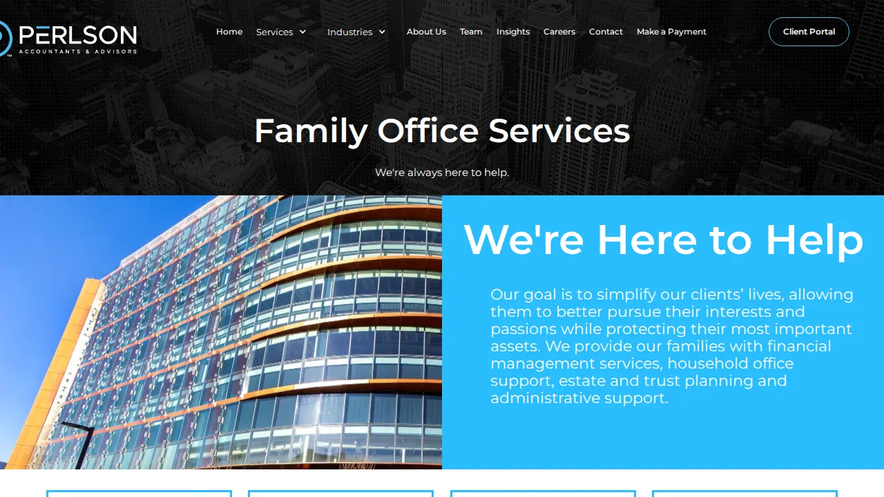 Perlson LLP page