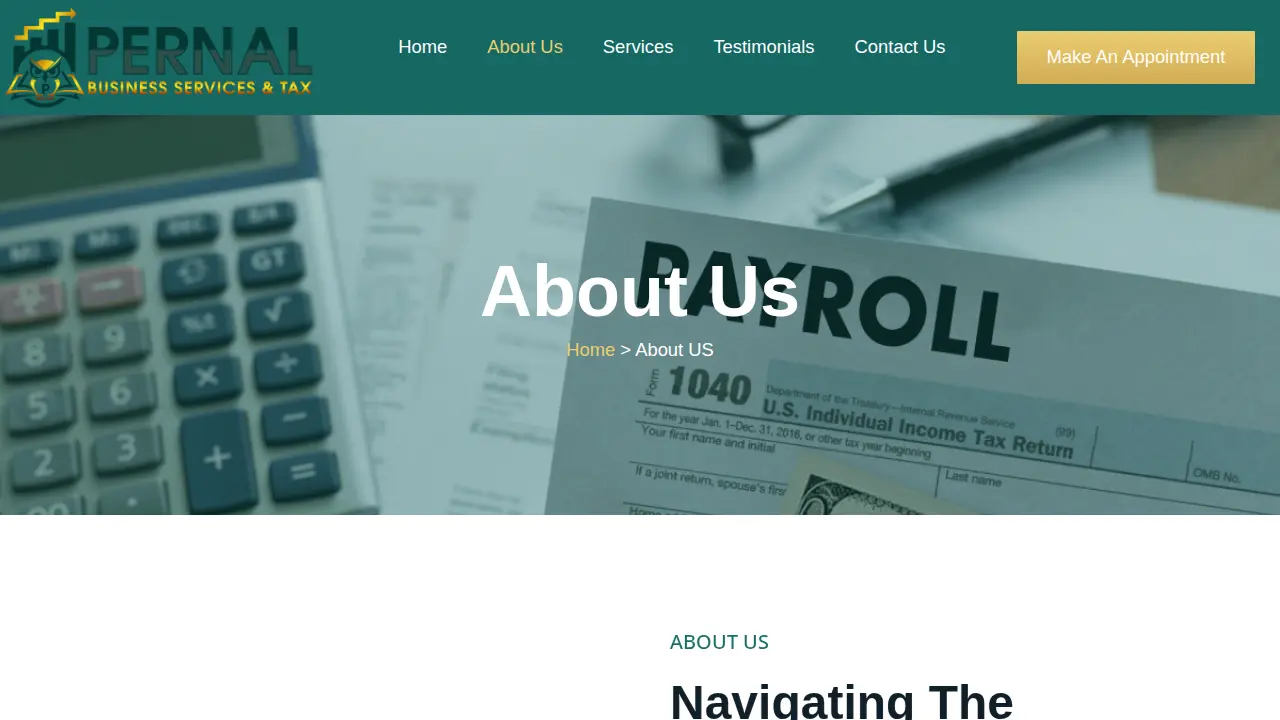 Pernal Business Services & Tax Inc. page