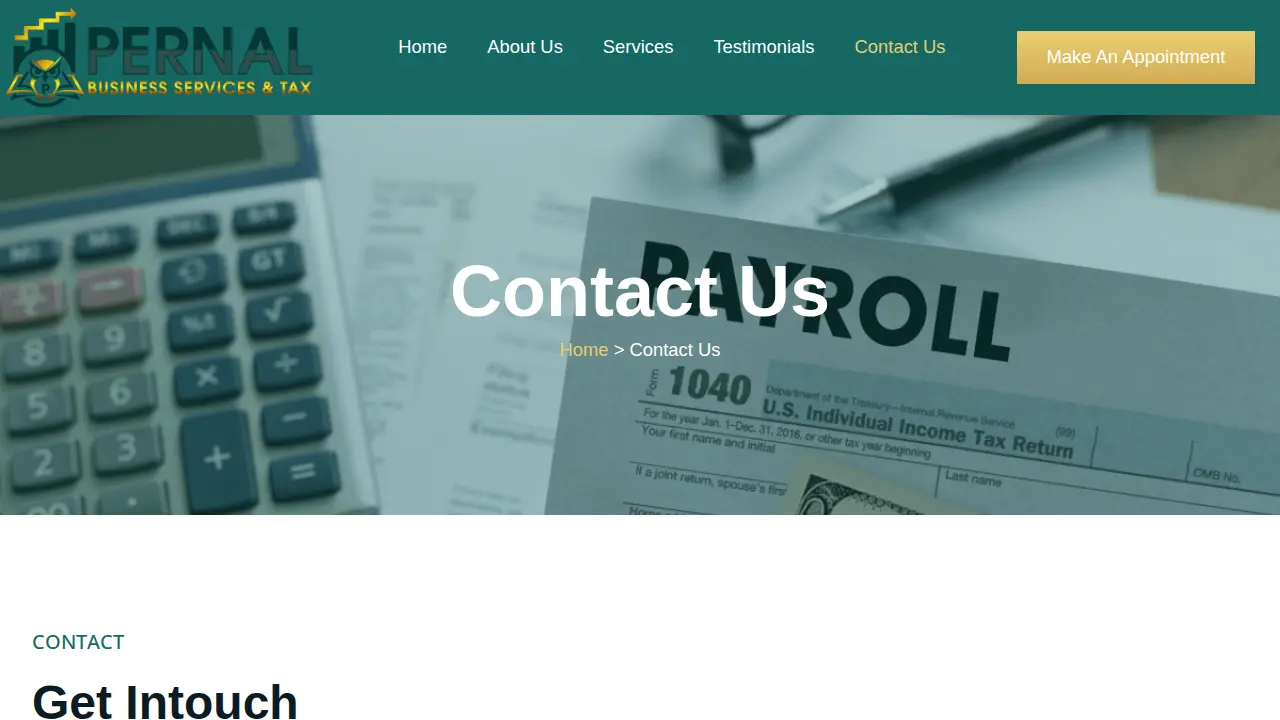Pernal Business Services & Tax Inc. page