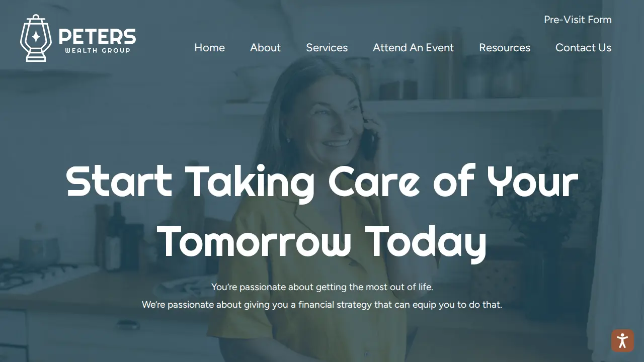 Peters Wealth Group page