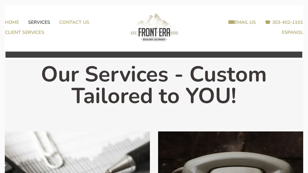 Frontera page
