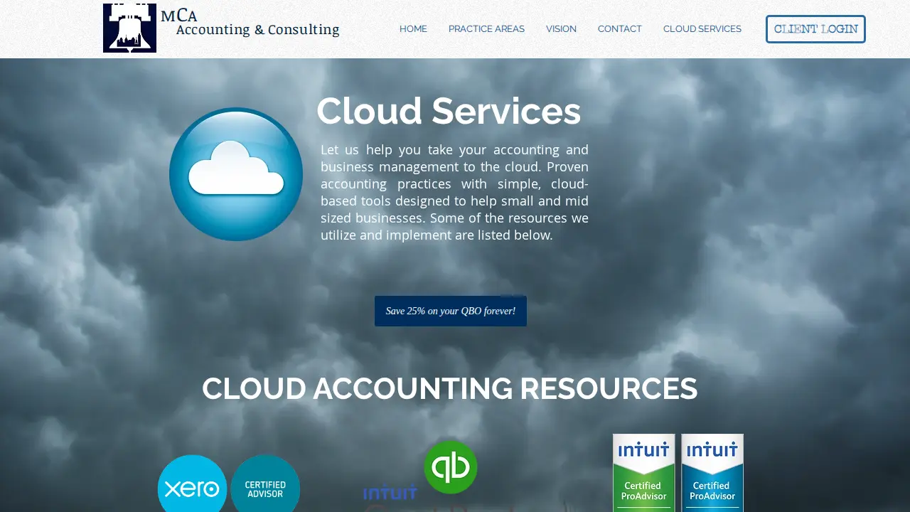 MCA Accounting & Consulting page