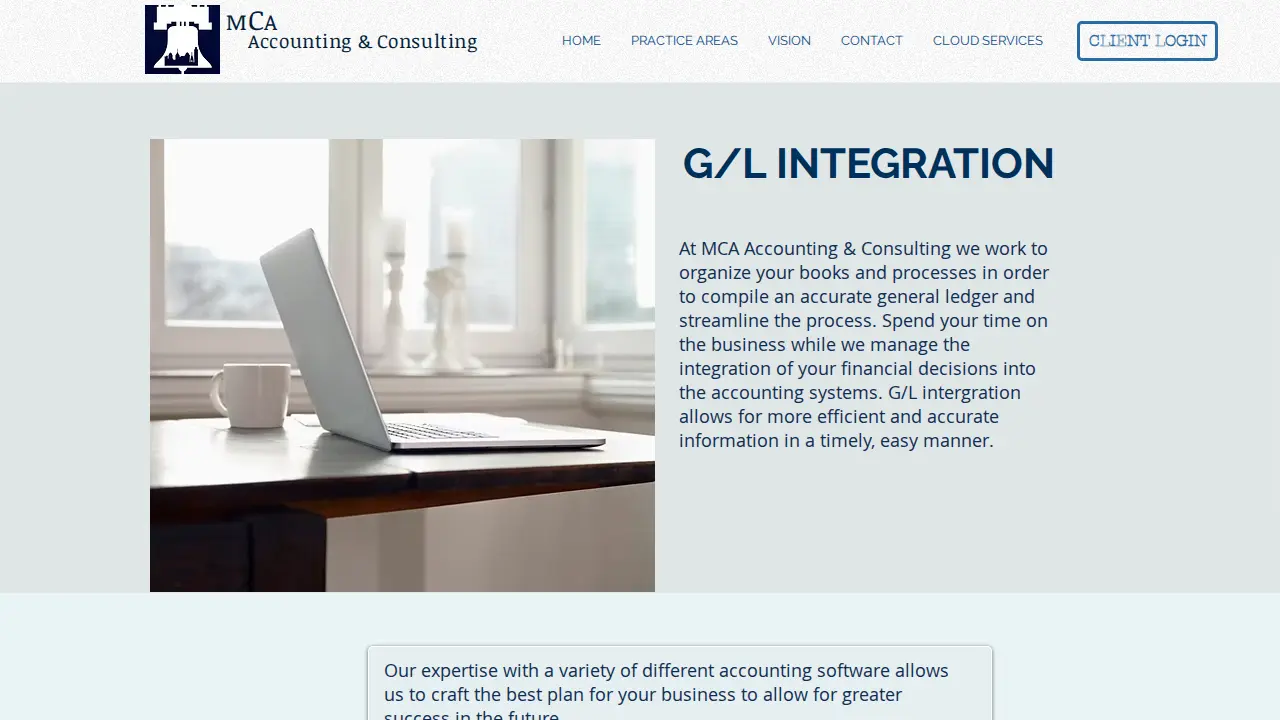MCA Accounting & Consulting page