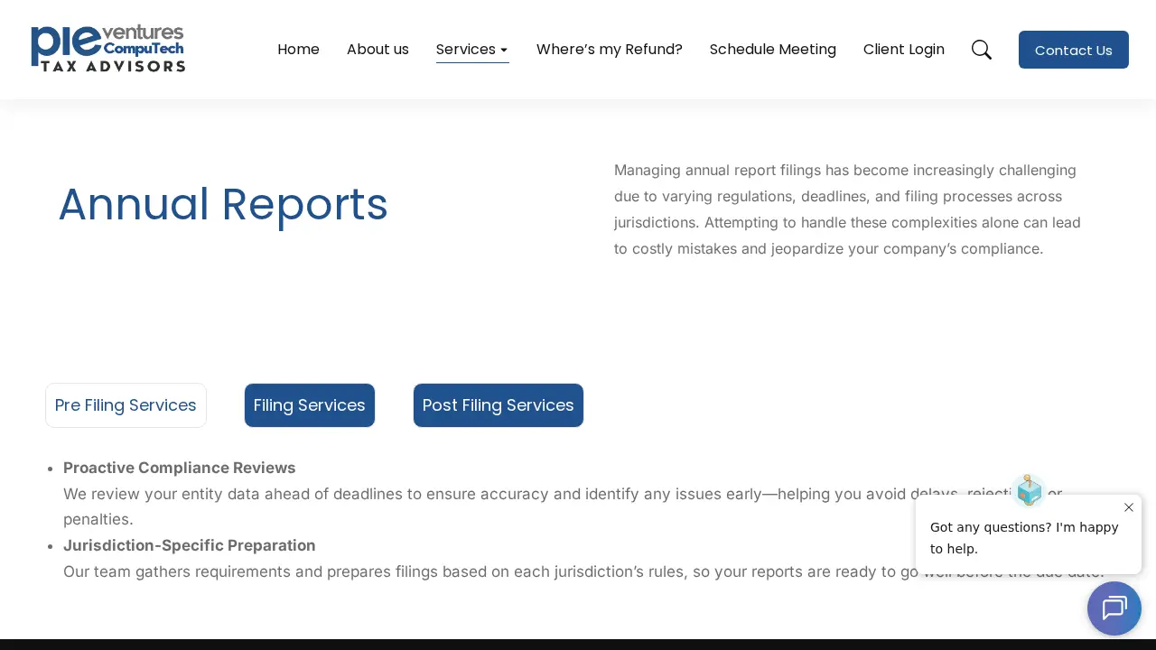 Pierian Ventures (Compu Tech Tax Services) page