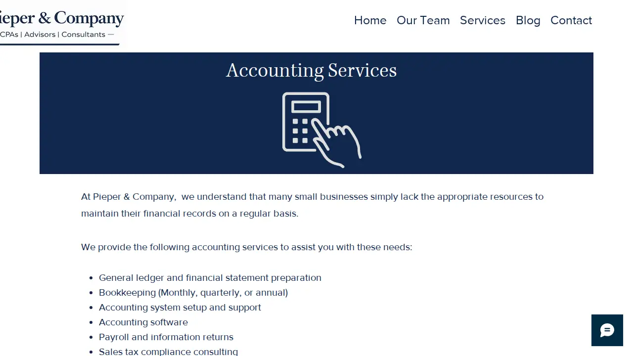 Pieper & Company, LLC page