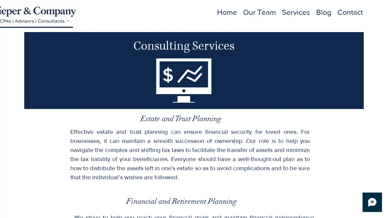 Pieper & Company, LLC page