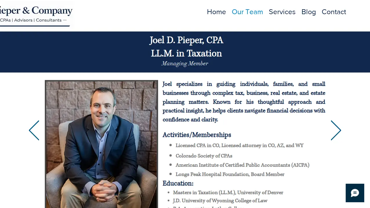 Pieper & Company, LLC page