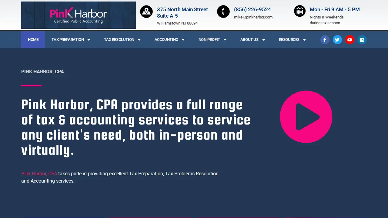 Pink Harbor, CPA