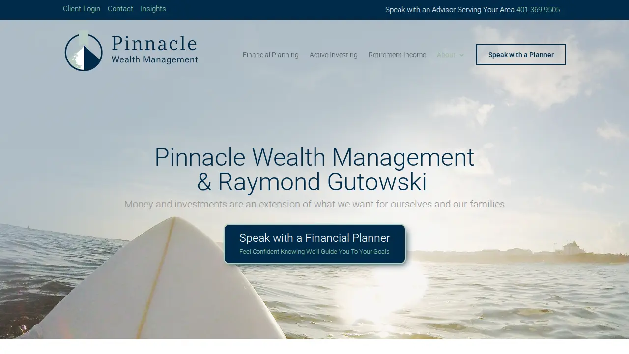 Pinnacle Wealth Management page