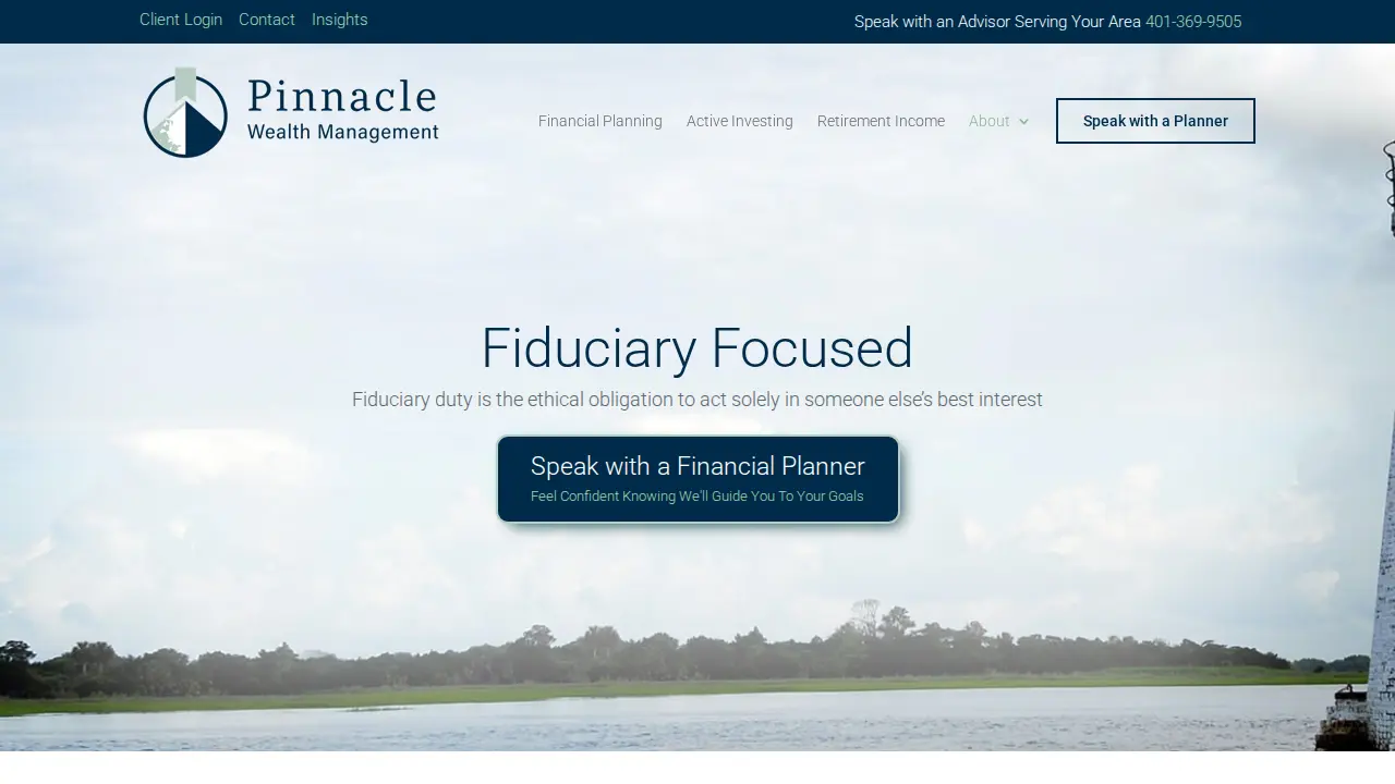Pinnacle Wealth Management page