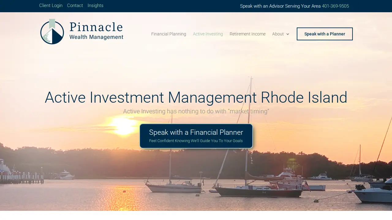 Pinnacle Wealth Management page