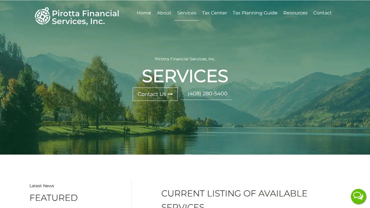 Pirotta Financial Services Inc page