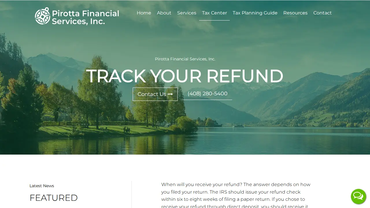 Pirotta Financial Services Inc page