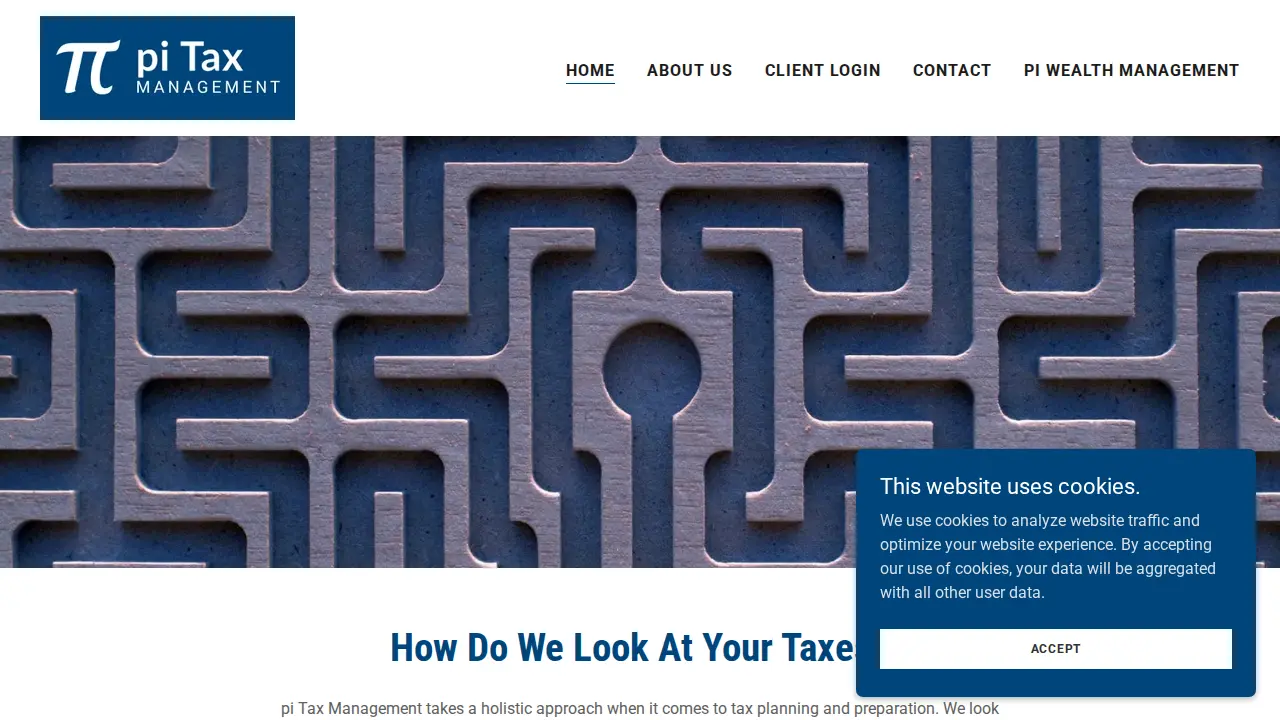 pi Tax Management page