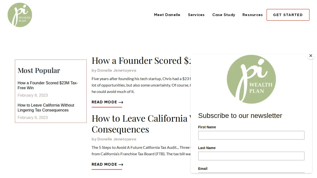 Pi Wealth Plan LLC page