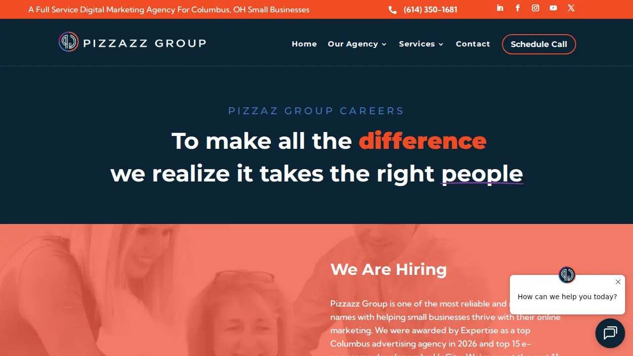 Pizzazz Group page