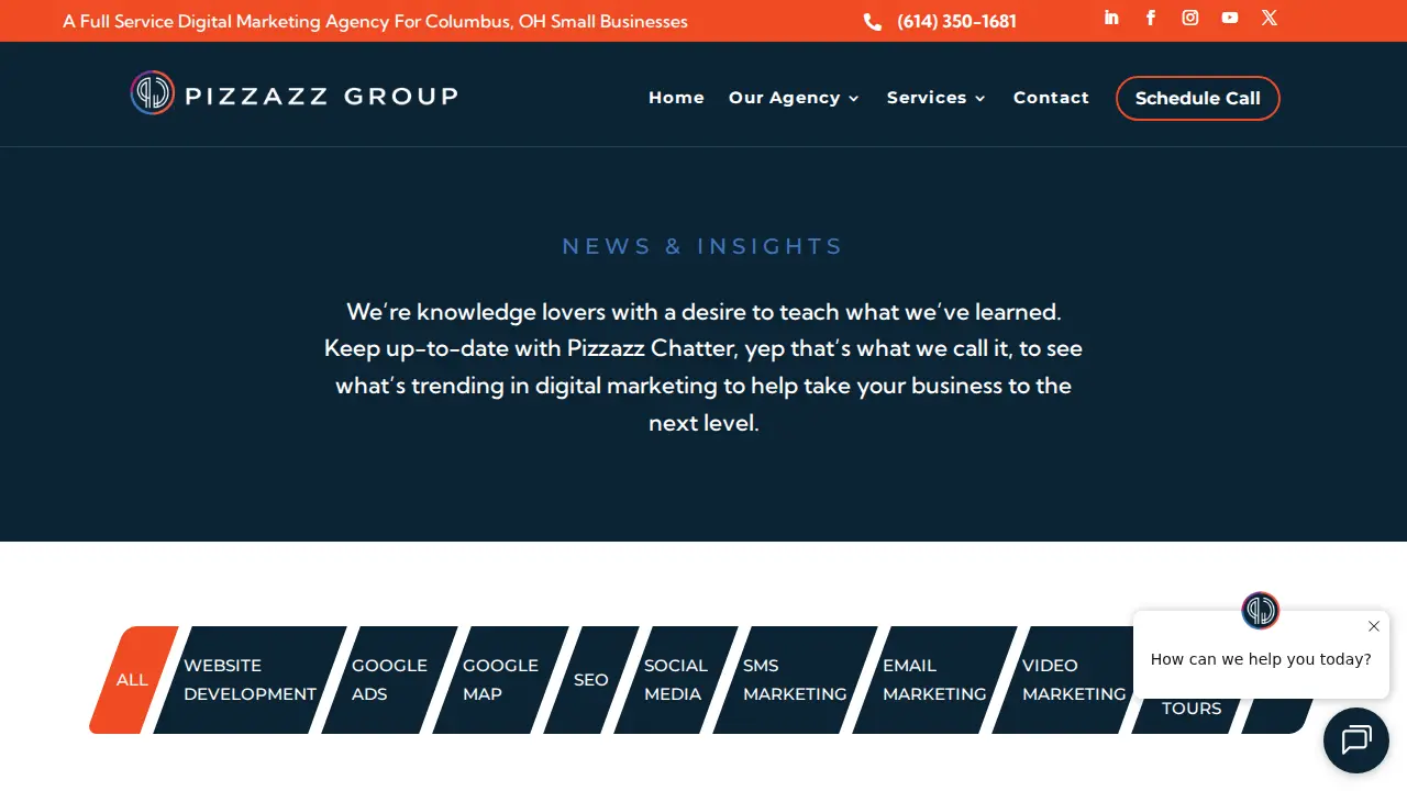 Pizzazz Group page