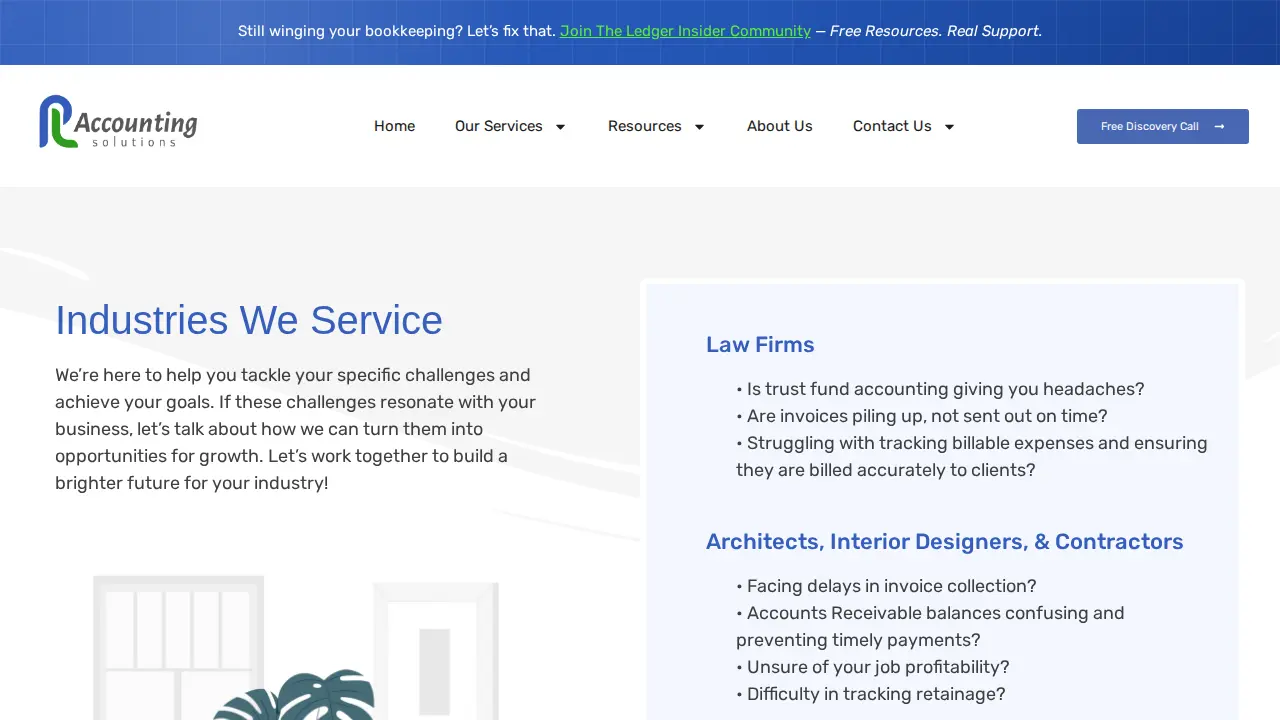 PL Accounting Solutions LLC page
