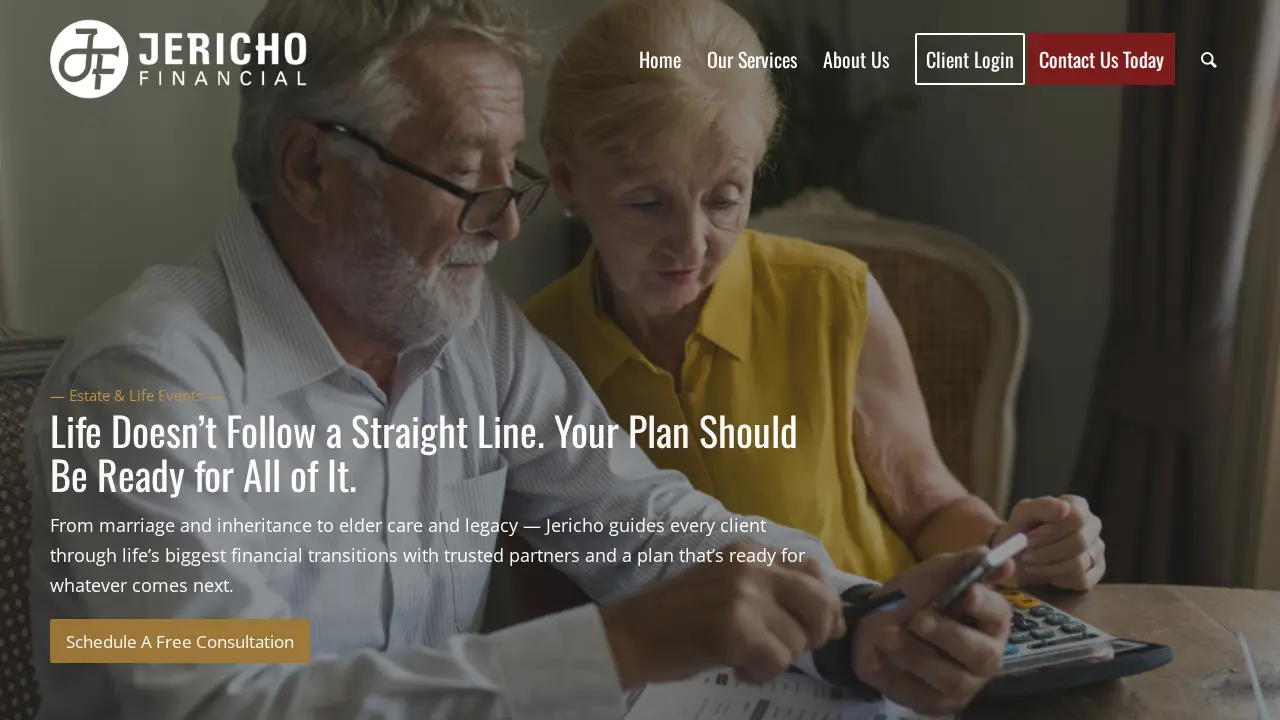 Jericho Financial page