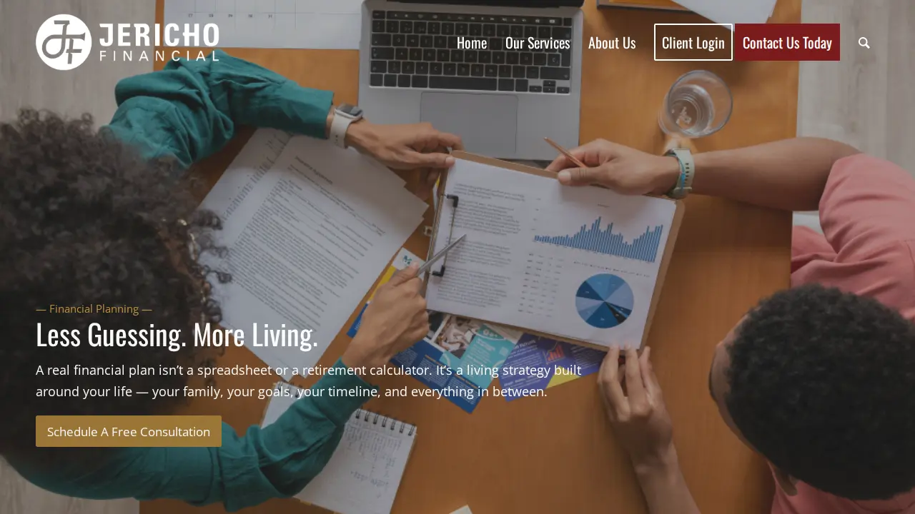 Jericho Financial page
