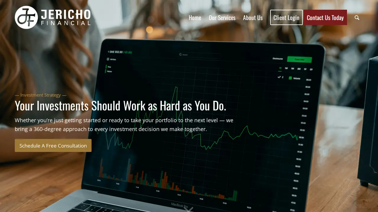 Jericho Financial page