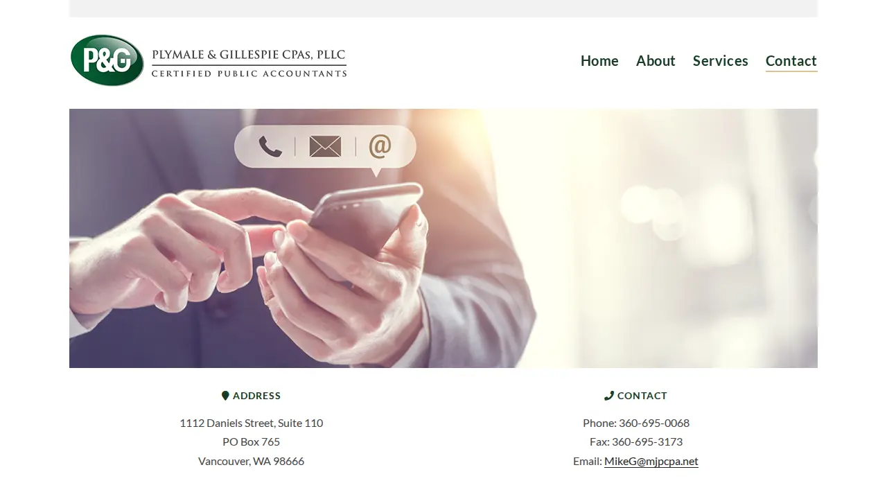 Plymale & Gillespie CPAs, PLLC page