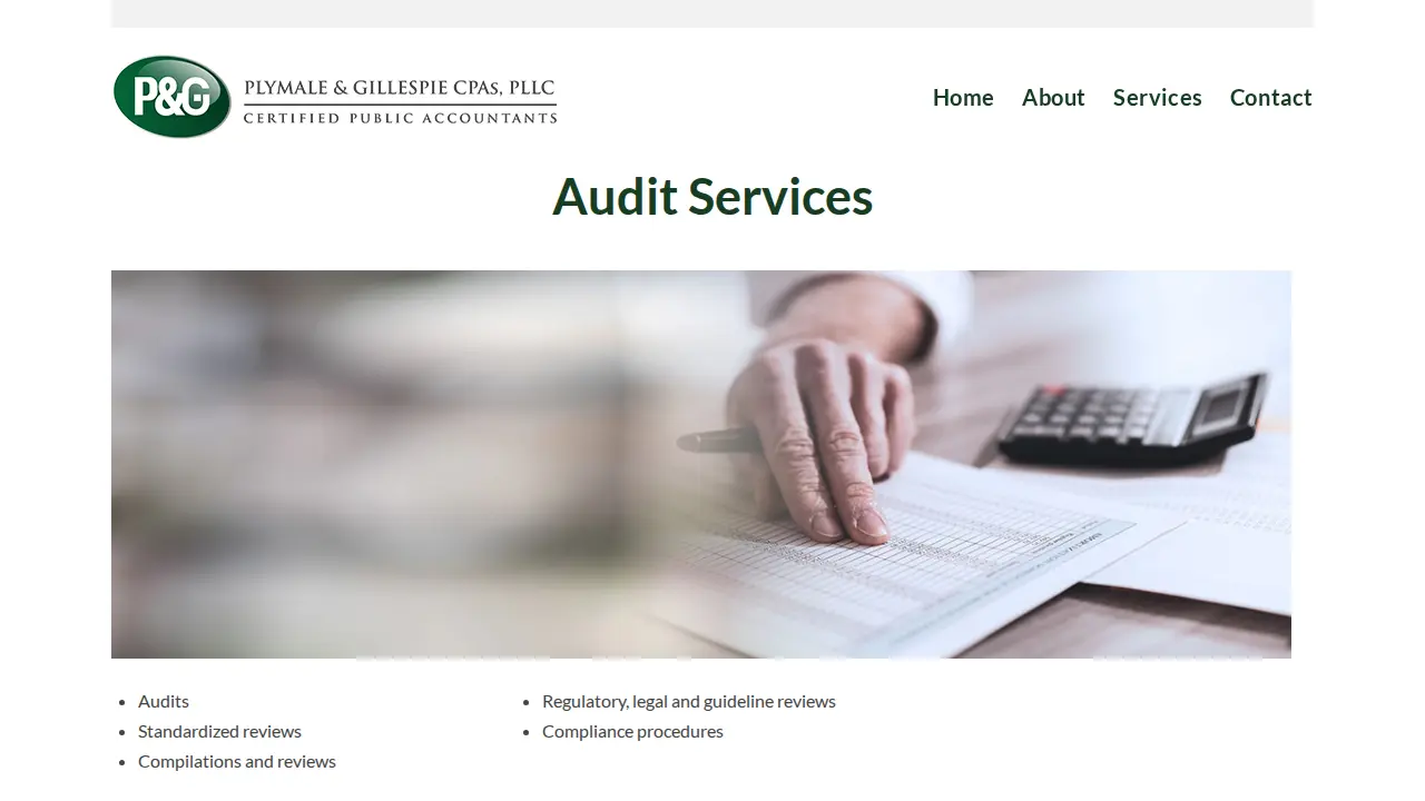 Plymale & Gillespie CPAs, PLLC page
