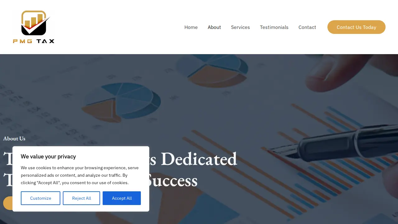 PMG Tax Consultants page
