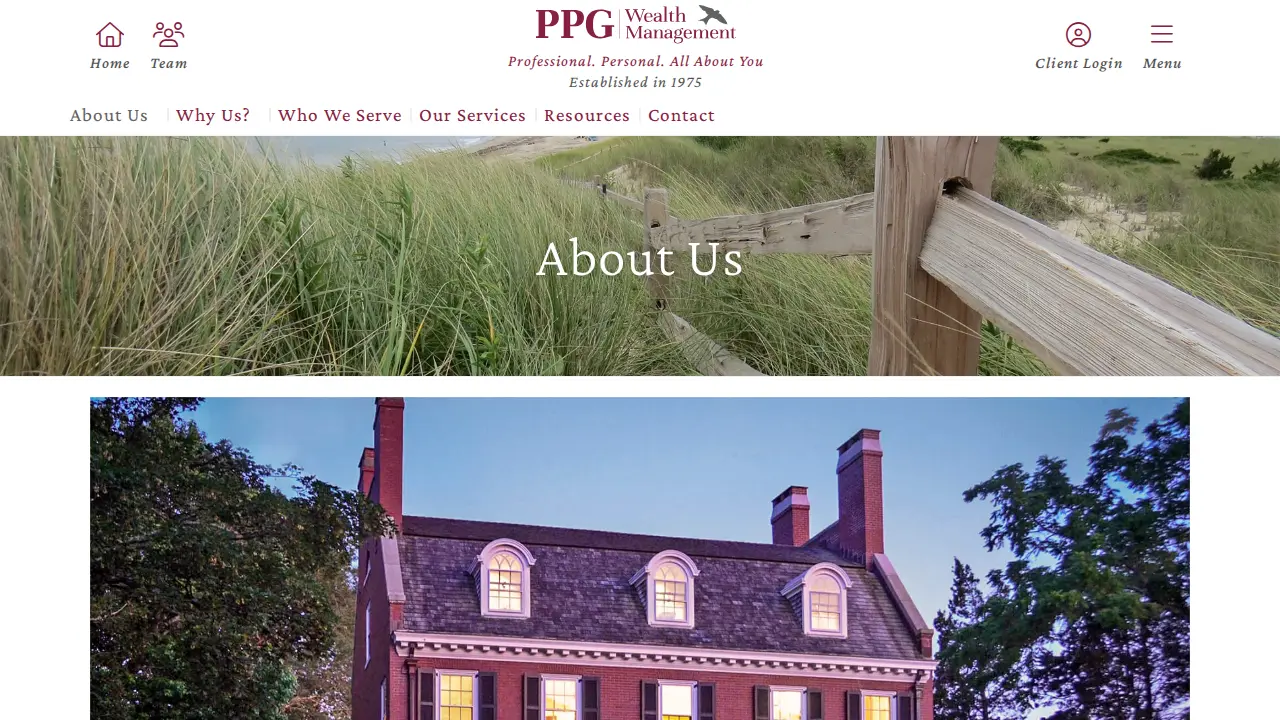 Professional Planning Group page