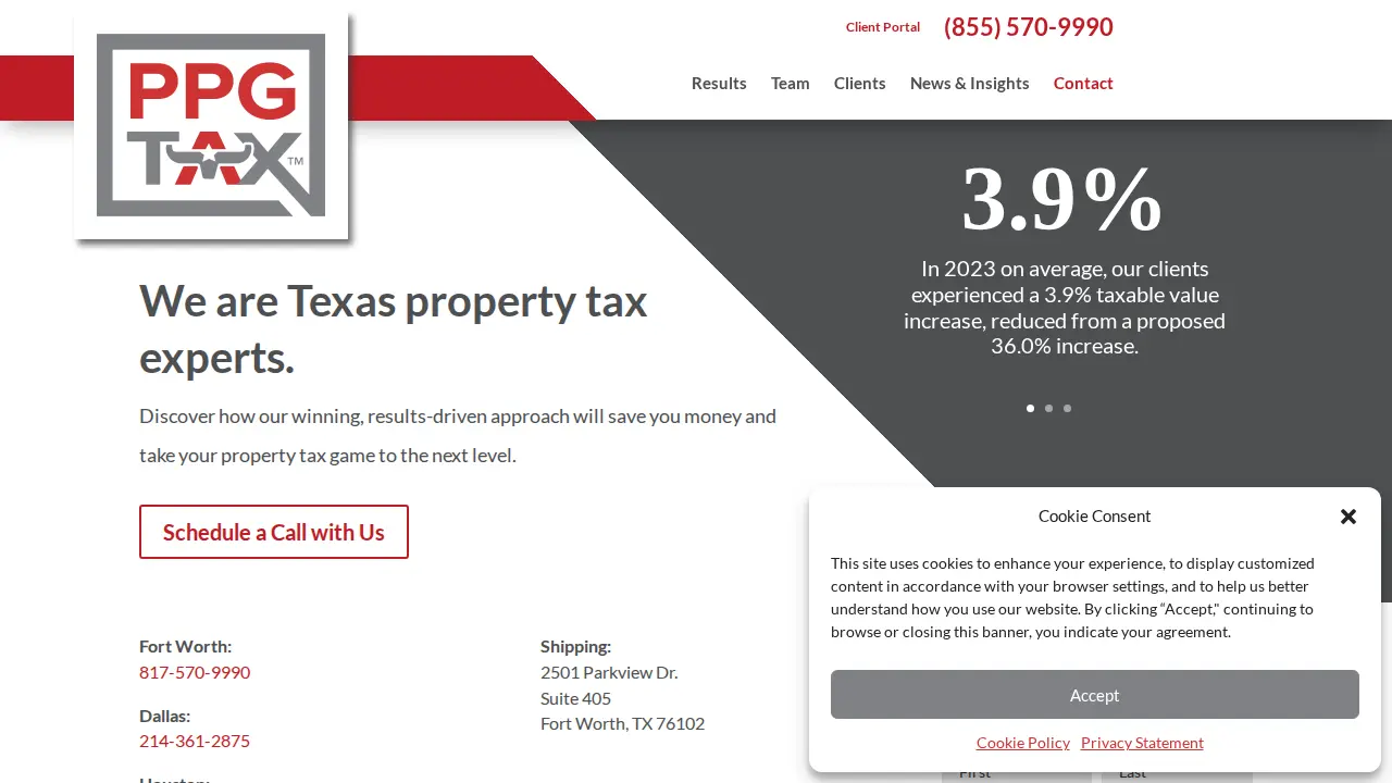 PPG Tax page